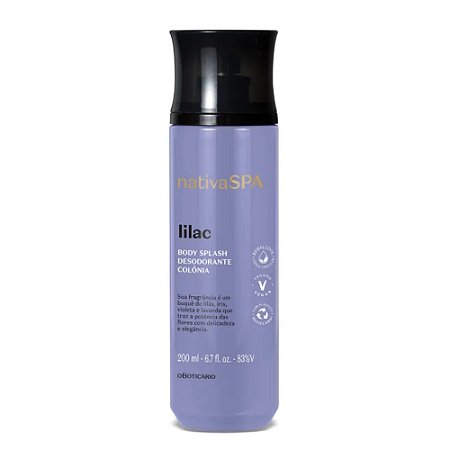 BODY SPLASH DESODORANTE COLONIA LILAC 200ML OBOTICÁRIO