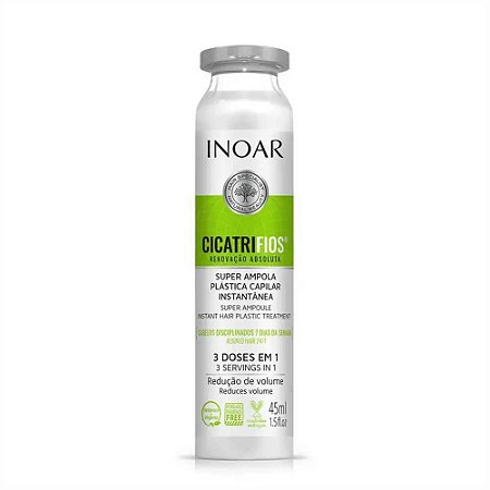 SUPER AMPOLA PLÁSTICA CAPILAR CICATRIFIOS 45ML INOAR