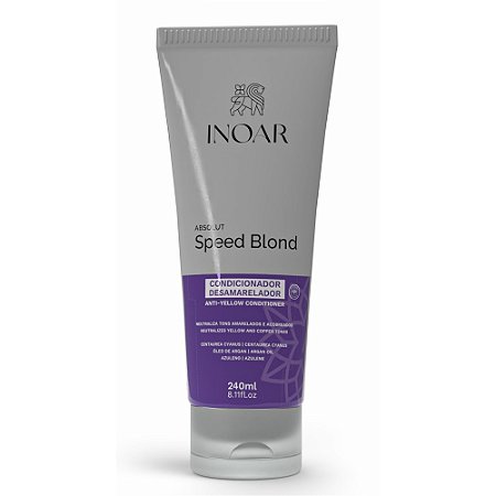 CONDICIONADOR DESAMARELADOR SPEED BLOND 240ML INOAR