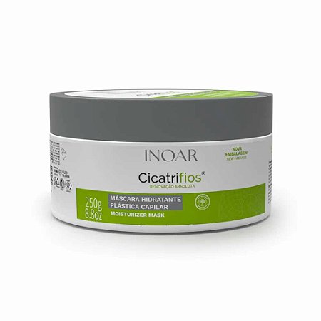 MÁSCARA HIDRATANTE PLÁSTICA CAPILAR CICATRIFIOS 250G INOAR