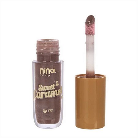 LIP OIL SWEET CARAMEL NIGHT NINA MAKEUP