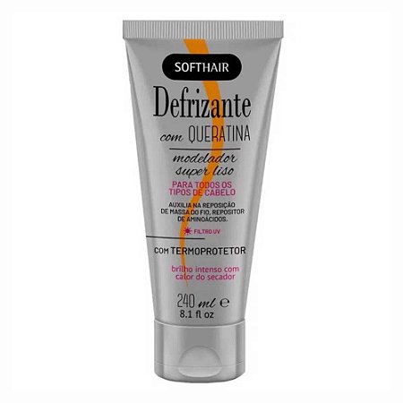 DEFRIZANTE COM QUERATINA TERMOPROTETOR  240ML SOFTHAIR