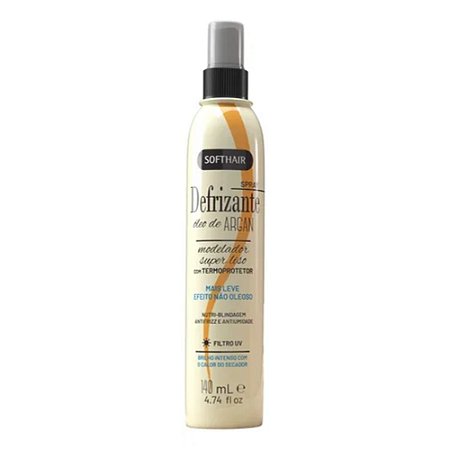 SPRAY DEFRIZANTE TERMOPROTETOR ÓLEO DE ARGAN 140ML SOFTHAIR