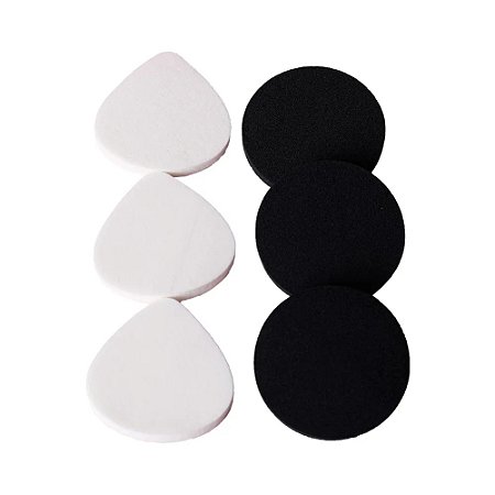 KIT 6 ESPONJAS MAQUIAGEM E23-0431 MISS FRANDY