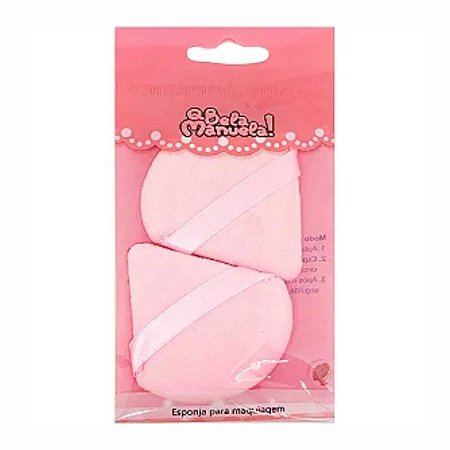 ESPONJA PARA PÓ COM 2 UNIDADES QBM512 QBELA MANUELA