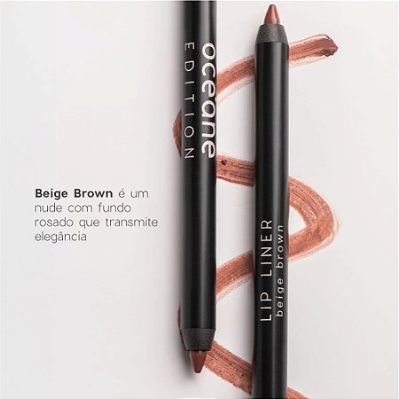 LÁPIS PARA LÁBIOS LIP LINER BEIGE BROWN OCÉANE