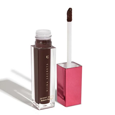 BATOM LÍQUIDO SKINNY MATTE MARROM LIRIO NIINA SECRETS