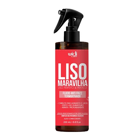 FLUIDO ANTI FRIZZ LISO MARAVILHA 200 ML WIDI CARE