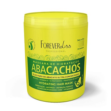 MÁSCARA DE HIDRATAÇÃO ABACACHOS 950G FOREVER LISS