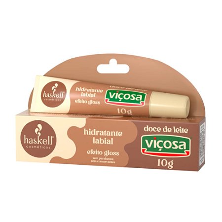 HIDRATANTE LABIAL EFEITO GLOSS DOCE DE LEITE VIÇOSA HASKELL