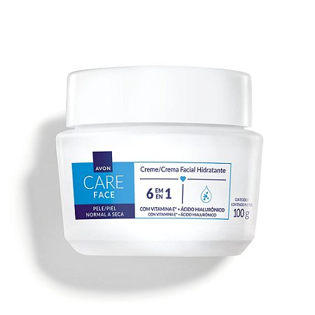 CREME FACIAL HIDRATANTE 6 EM 1 100G AVON