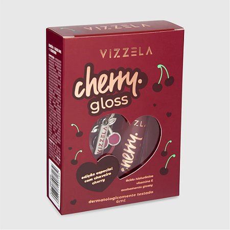 CHERRY GLOSS COM CHAVEIRO VZ114 VIZZELA