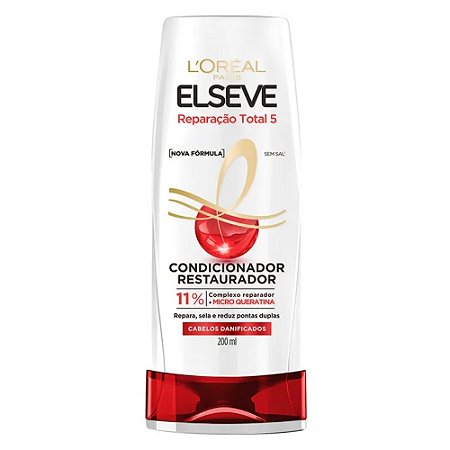 CONDICIONADOR RESTAURADOR REPARAÇÃO TOTAL 5 200ML ELSEVE L'ORÉAL