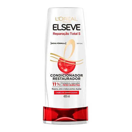 CONDICIONADOR RESTAURADOR REPARAÇÃO TOTAL 5 400ML ELSEVE L'ORÉAL