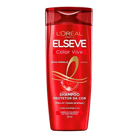 SHAMPOO PROTETOR DA COR COLOR VIVE 200ML ELSEVE L'ORÉAL
