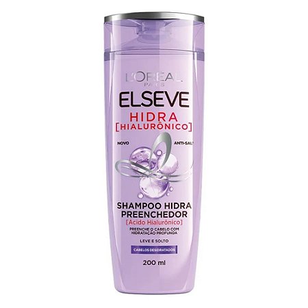 SHAMPOO HIDRA PREENCHEDOR HIALURÔNICO 200ML ELSEVE L'ORÉAL