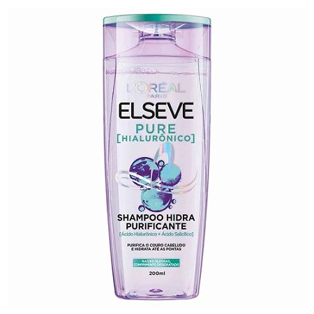 SHAMPOO HIDRA PURIFICANTE PURE HIALURÔNICO 200ML ELSEVE L'ORÉAL