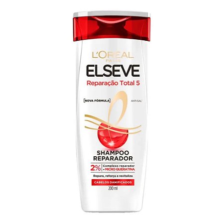 SHAMPOO REPARADOR REPARAÇÃO TOTAL 5 200ML ELSEVE L'ORÉAL