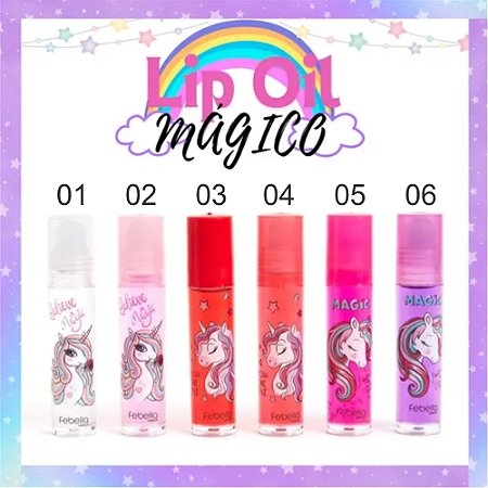 LIP OIL UNICÓRNIO LG40524 FEBELLA