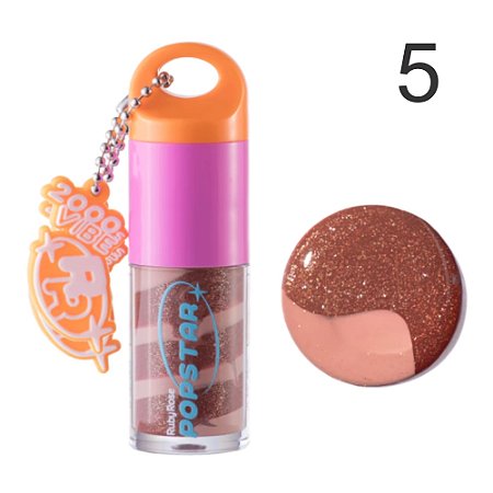 GLOSS LABIAL POPSTAR DEJAVU HB-L6406-5 G2 RUBY ROSE