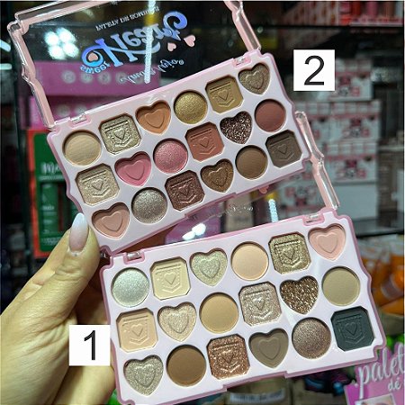 PALETA DE SOMBRAS HEART COR 02 AMOR ANJO