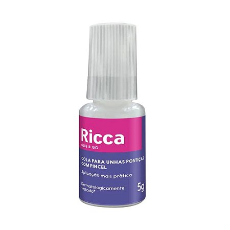 COLA PARA UNHAS POSTIÇAS COM PINCEL 2279 RICCA