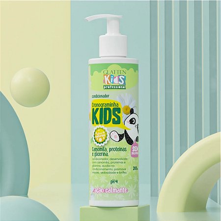 CONDICIONADOR CRONOGRAMINHA KIDS 000739 200ML GLATTEN
