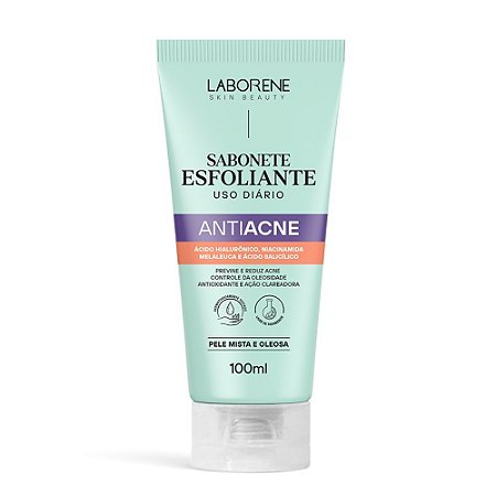 SABONETE LÍQUIDO ESFOLIANTE ANTIACNE 100ML LABORENE