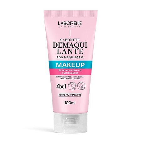 SABONETE DEMAQUILANTE PÓS MAQUIAGEM 4X1 100ML LABORENE
