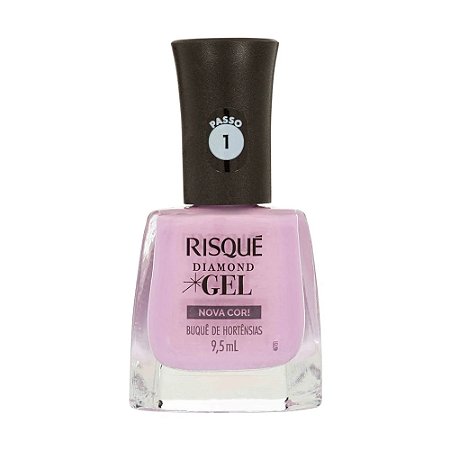 ESMALTE CREMOSO DIAMOND GEL BUQUÊ DE HORTÊNSIAS RISQUÉ