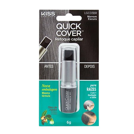 RETOQUE CAPILAR MARROM ESCURO KISS NEW YORK