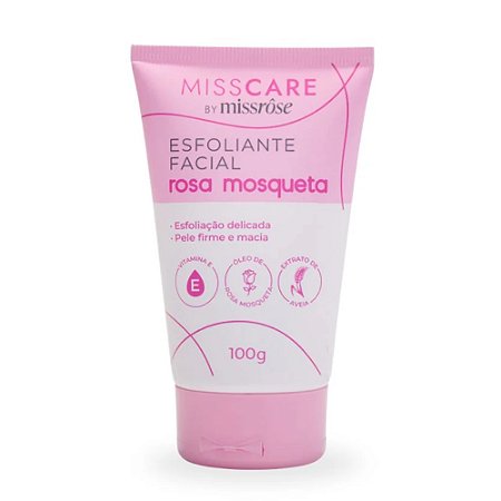 ESFOLIANTE FACIAL ROSA MOSQUETA 100G MISS RÔSE
