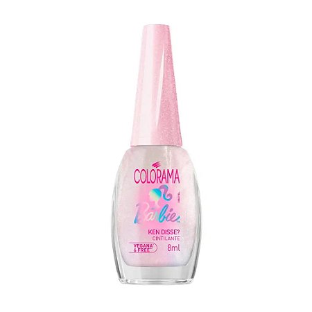 ESMALTE CINTILANTE BARBIE KEN DISSE? COLORAMA