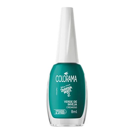 ESMALTE CINTILANTE DIVERTIDAMENTE 2 VERDE DE INVEJA COLORAMA