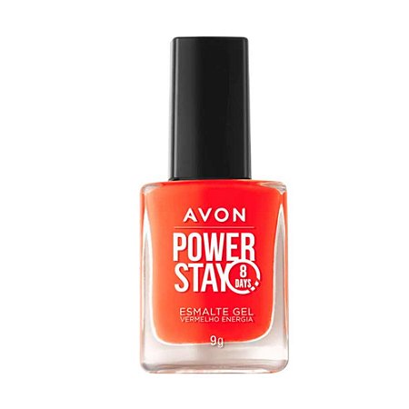 ESMALTE POWER STAY VERMELHO ENERGIA AVON