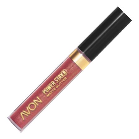 BATOM LÍQUIDO MATTE GLITTER EFFECT POWER STAY NUDE PÉROLA AVON