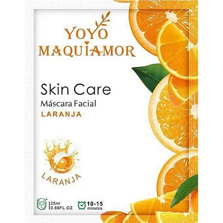 MÁSCARA FACIAL LARANJA 25ML YOYOMAQUIAMOR