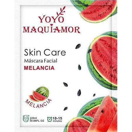 MÁSCARA FACIAL MELANCIA 25ML YOYOMAQUIAMOR