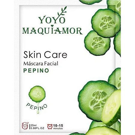 MÁSCARA FACIAL PEPINO 25ML YOYOMAQUIAMOR