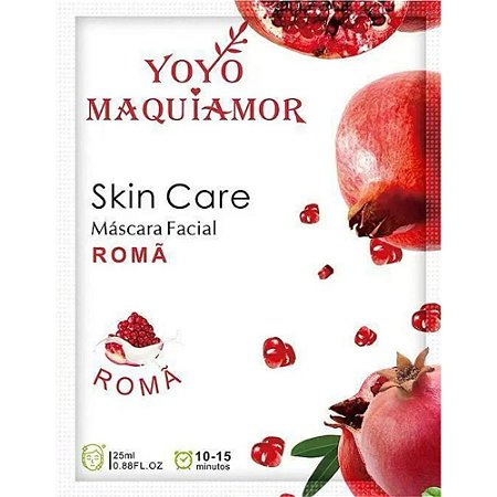 MÁSCARA FACIAL ROMÃ 25ML YOYOMAQUIAMOR