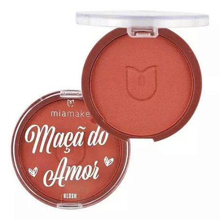 BLUSH COMPACTO MAÇÃ DO AMOR COR 01 MIAMAKE