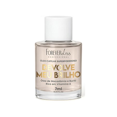 ÓLEO CAPILAR DEVOLVE MEU BRILHO 7ML FOREVER LISS