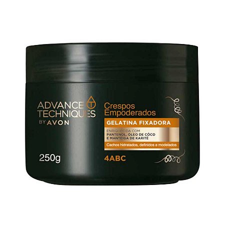 GELATINA FIXADORA CRESPOS EMPODERADOS ADVANCE TECHNIQUES 250G AVON