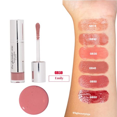 GLOSS LABIAL GLOSSIER ONE GB30 EMILY HB-L6407-3 RUBY ROSE BLOW