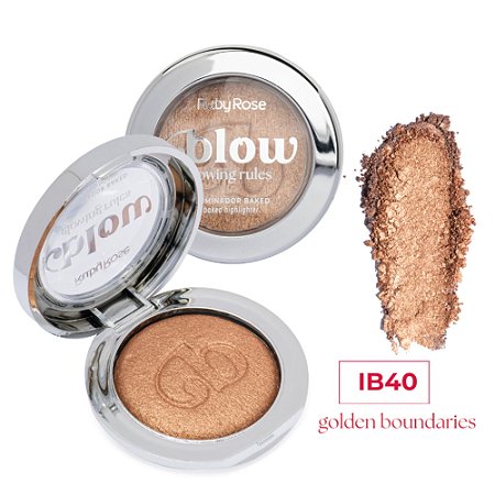 ILUMINADOR GLOWING RULES IB40 GOLD BOUNDARIES HB-M704-4 RUBY ROSE BLOW