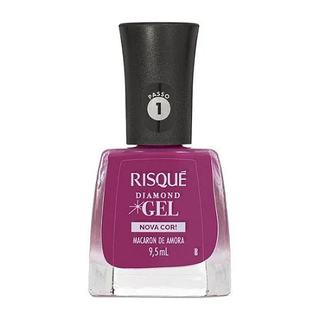 ESMALTE CREMOSO DIAMOND GEL MACARON DE AMORA RISQUÉ