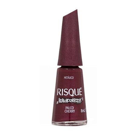 ESMALTE METÁLICO LOLLAPALOOZA PALCO CHERRY RISQUÉ