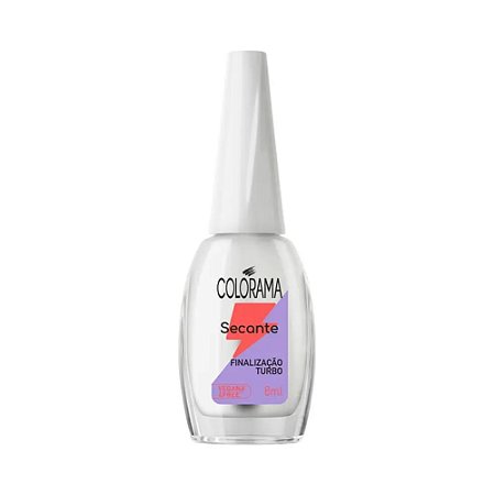 SECANTE ESMALTE FINALIZAÇÃO TURBO COLORAMA