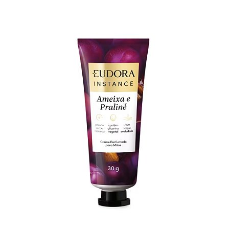 INSTANCE CREME PARA MÃOS AMEIXA E PRALINÉ 30G EUDORA