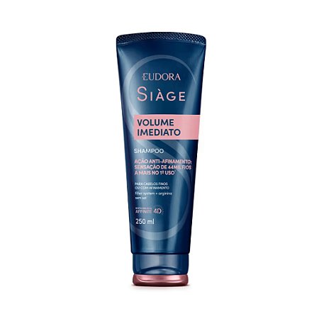SHAMPOO VOLUME IMEDIATO SIAGE 250ML EUDORA